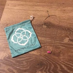 Pink Kendra Scott necklace